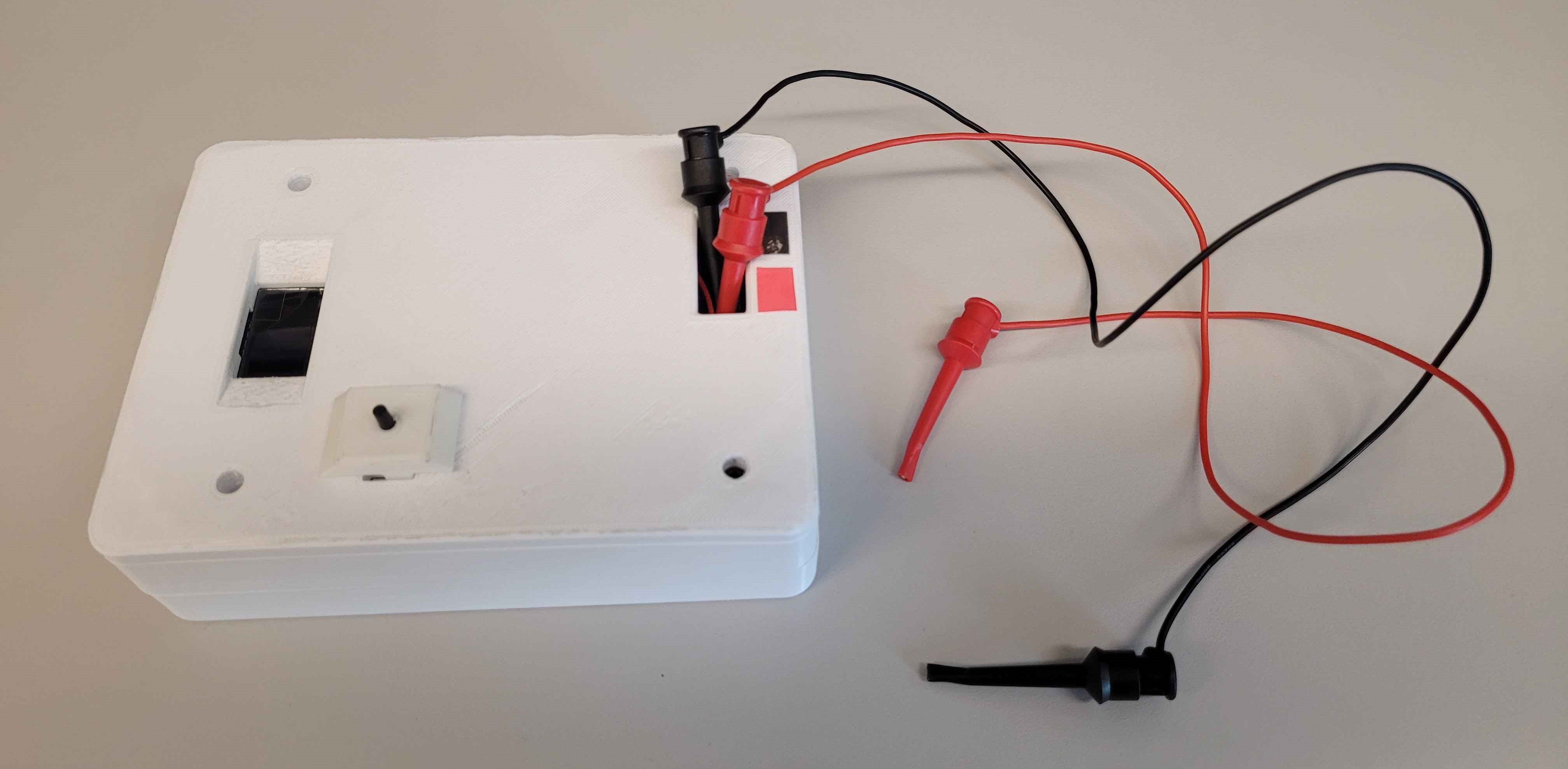 Capacitance Meter PCB in the Case
