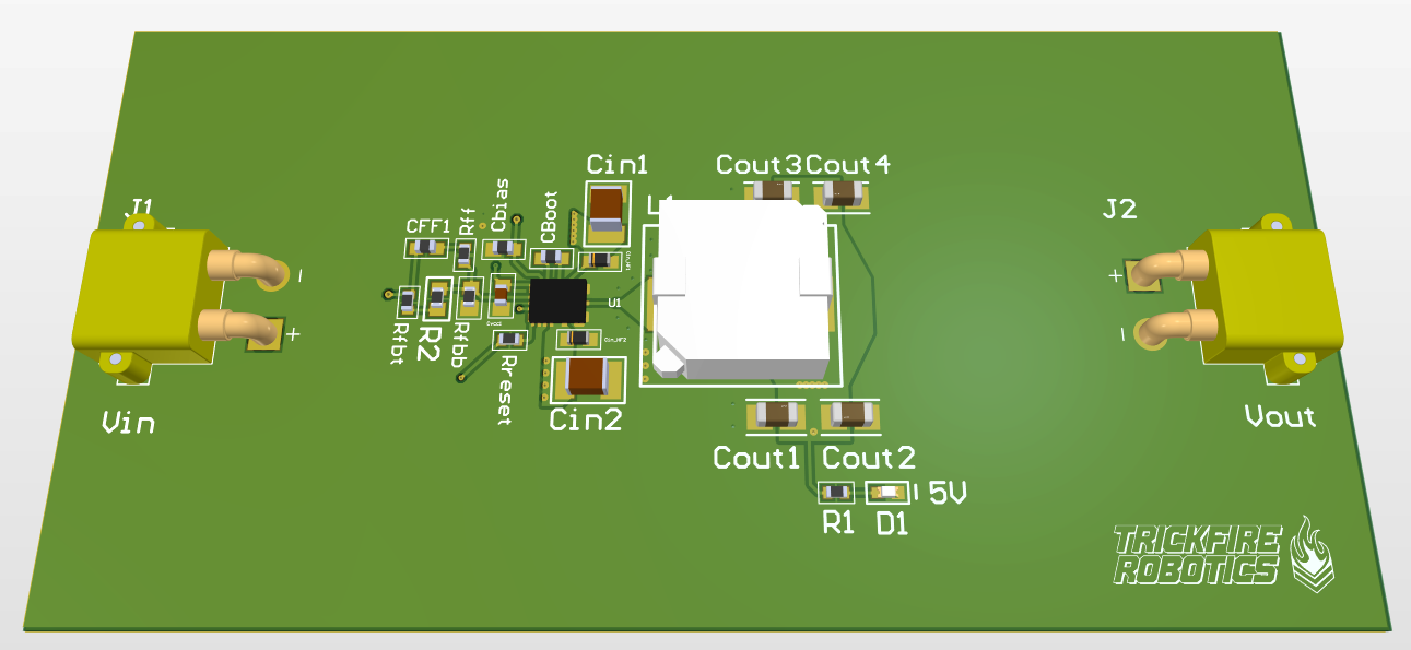 Buck PCB Board View